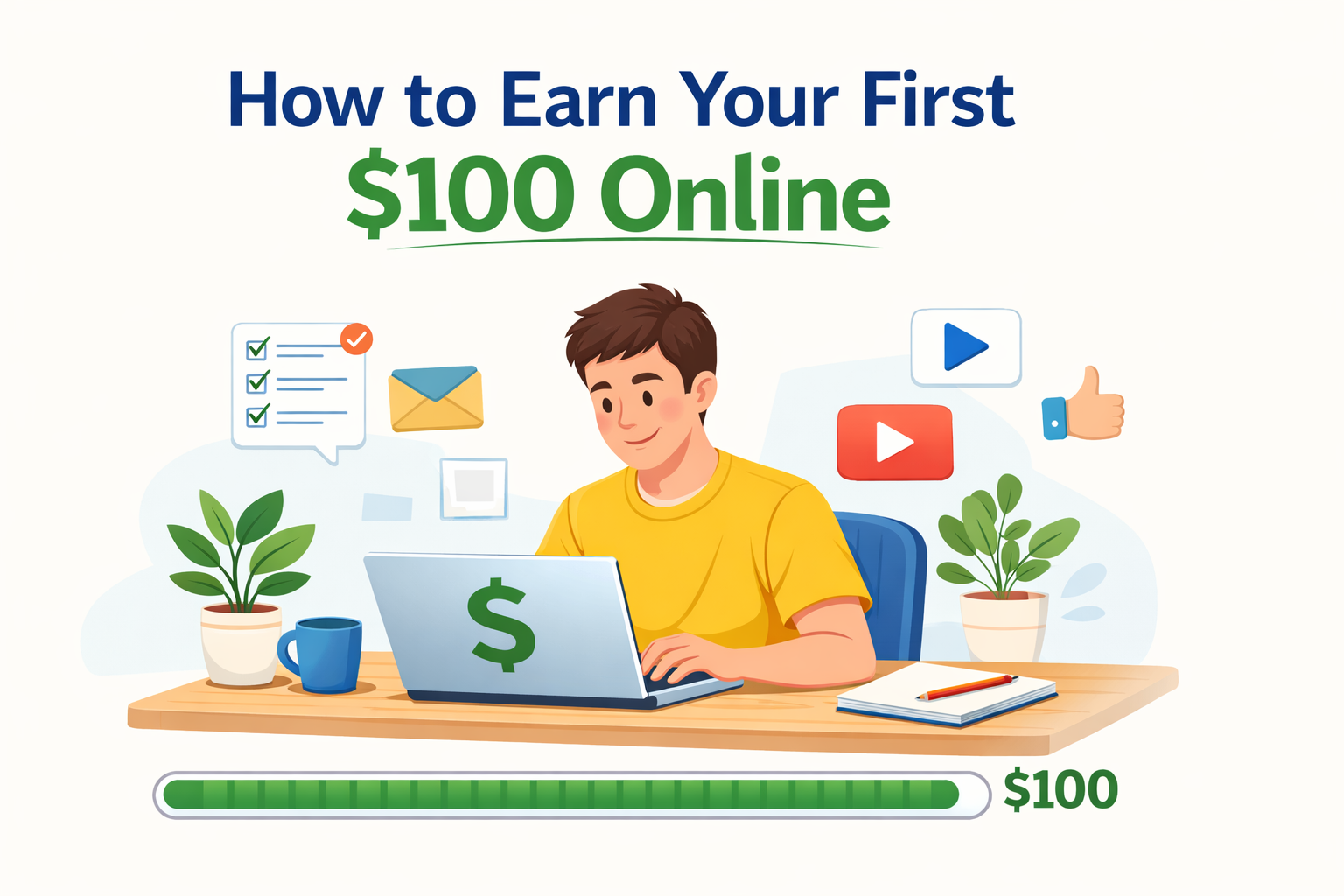 Earn Your First $100 Online