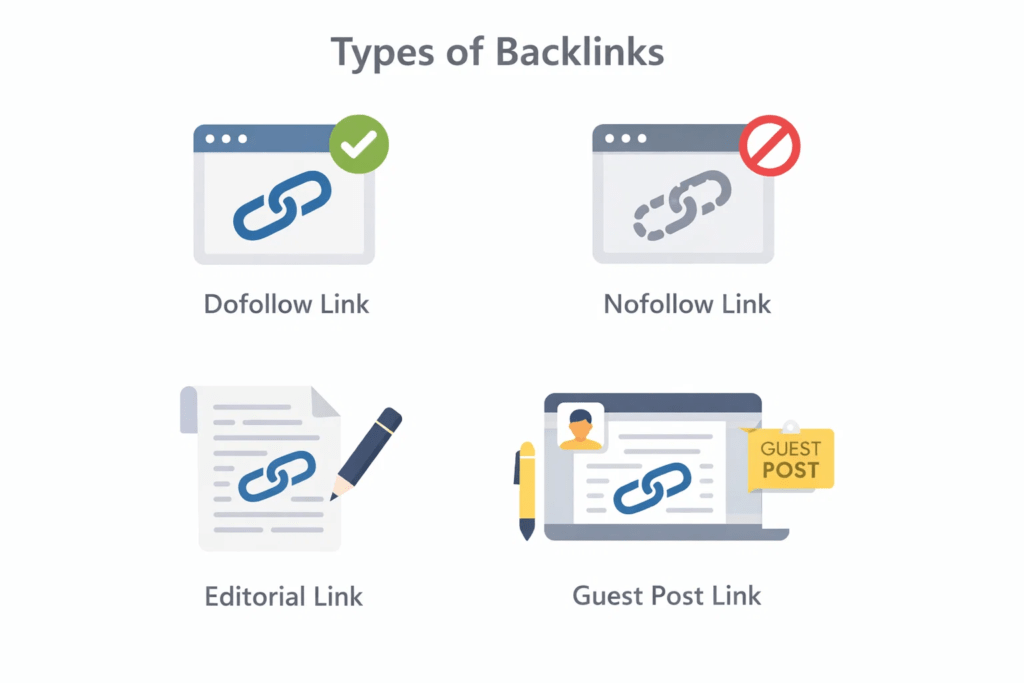 Types of Backlinks in SEO