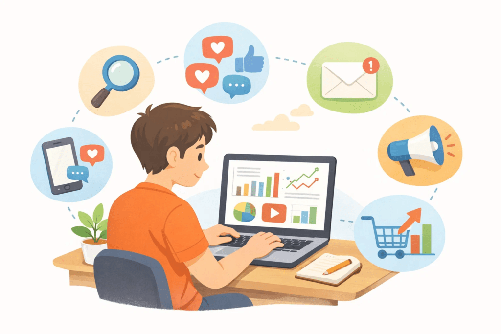 Digital Marketing Meaning Explained Simply