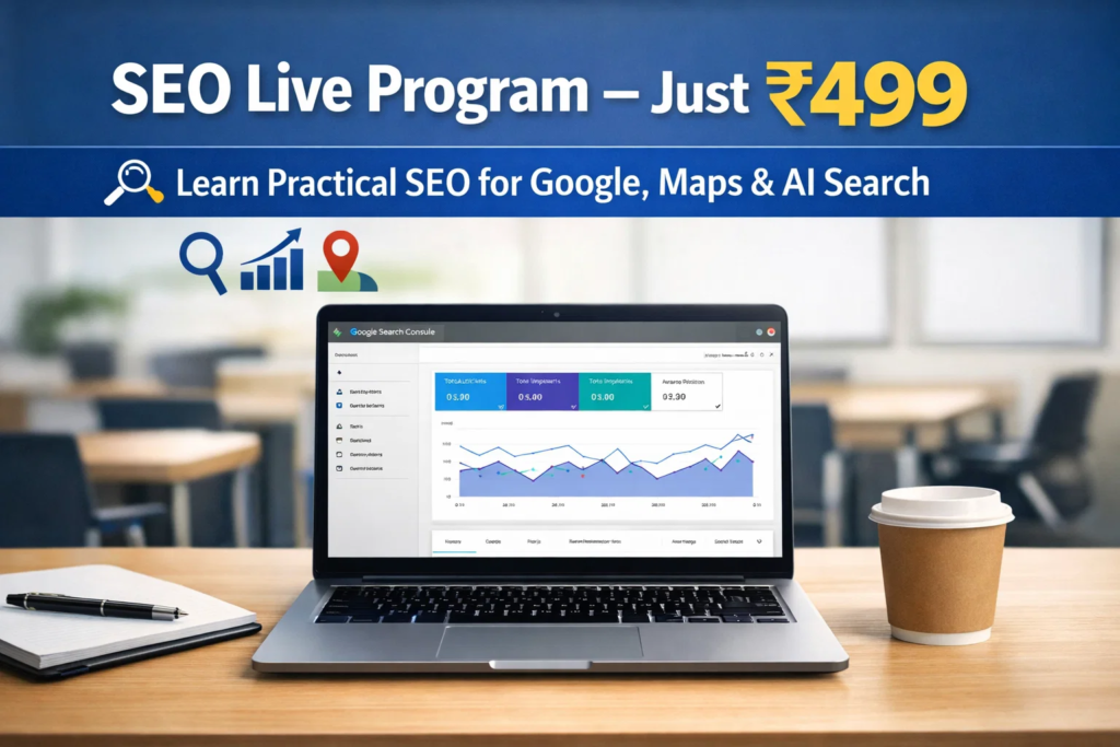 🚀 SEO Live Program @ Just ₹499